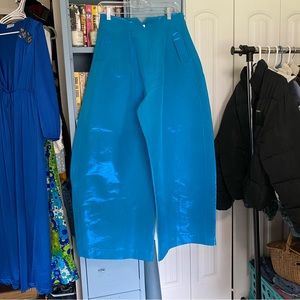 Rosie Assoulin, Spring 2019, Blue, Wide Leg Pants